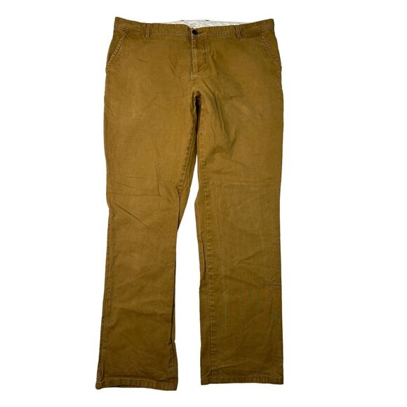 Apolis Global Citizen Standard Issue Utility Chino Pants Brown FLAW Mens 38x31 - Picture 1 of 8